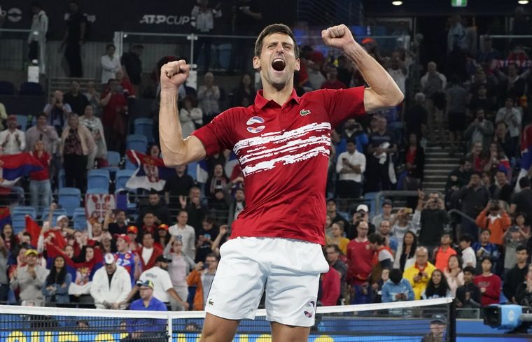 Nole fue la figura excluyente del torneo. DPA Foto: DPA