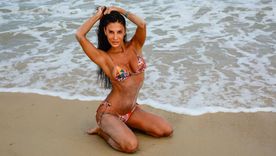 Silvina Escudero, modelo. Silvina Escudero, modelo.