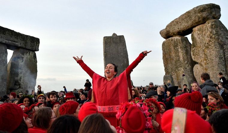 El monumento de Stonehenge es un sitio de adoración. Foto: Efe.