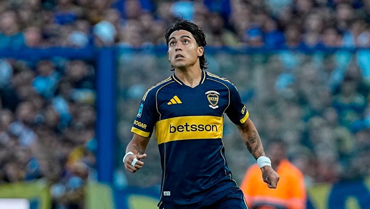 El Changuito Zeballos será baja en Boca por al menos un mes.
