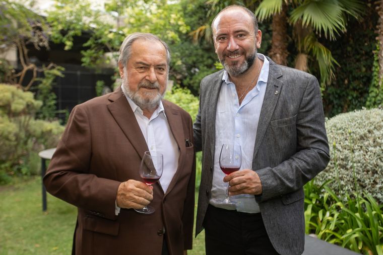Michel Rolland junto a Juan Pablo Candisano. Michel Rolland junto a Juan Pablo Candisano.