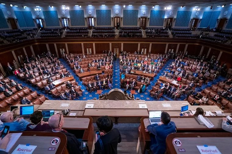 Cámara de Representantes de los Estados Unidos Foto: EFE