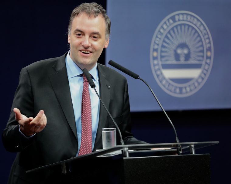 El vocero presidencial, Manuel Adorni Foto: Prensa Casa Rosada