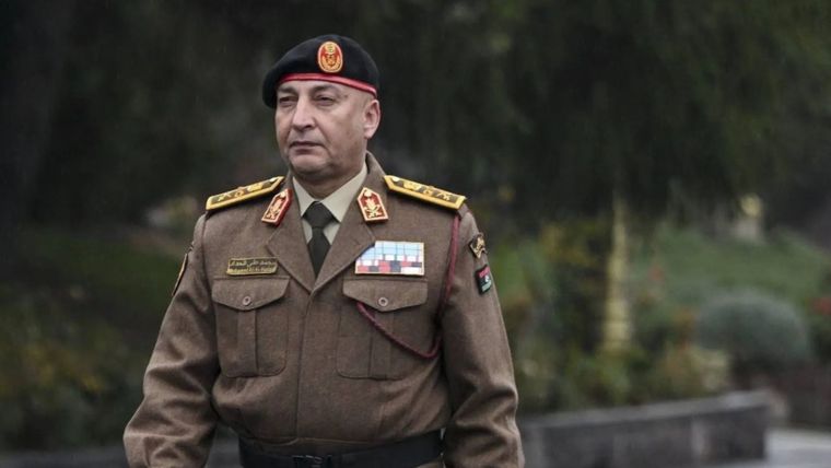El jefe del Estado Mayor de Libia, Mohamed al Haddad.