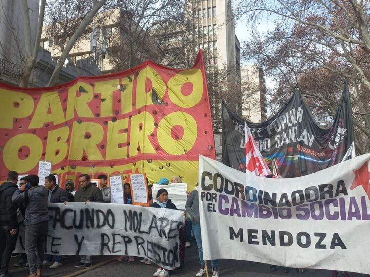Las organizaciones sancionadas fueron el Partido Obrero, MST, Polo Obrero, Frente Popular y PTS Foto: Ciudad de Mendoza