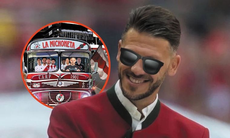 Los hinchas de River muestran su entusiasmo con el equipo de Demichelis.