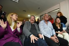 Anabel Fernández Sagasti junto a Emir Félix Foto: Maximiliano Ríos/MDZ