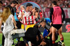 Javier Altamirano pasó la noche internado en el Instituto Médico Platense. Tres pisos más arriba se encuentra su esposa, quien quedó bajo control preventivo por su estado avanzado de embarazo Foto: Fotobaires y archivo