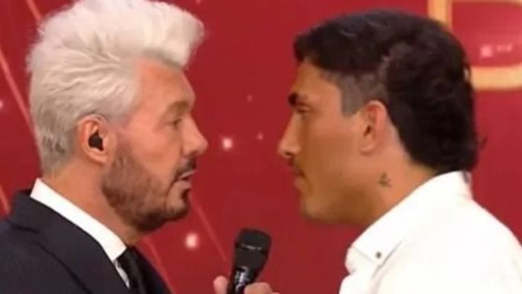 Picante momento entre Marcelo Tinelli y Tomás Holder Foto: Captura video América TV