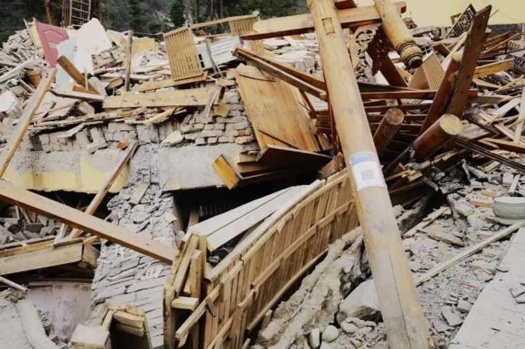 China evalúa si hay más víctimas y cuáles son los daños tras el terremoto. Foto Efe China evalúa si hay más víctimas y cuáles son los daños tras el terremoto. Foto Efe