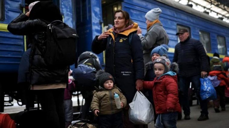 Millones de personas han huido de Ucrania. Foto: Ndtv.