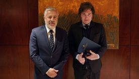 Alfredo Cornejo y Javier Milei Foto: Prensa de Gobierno de Mendoza