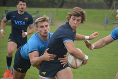 Maximiliano Filizzola con Los Pumas 7s.