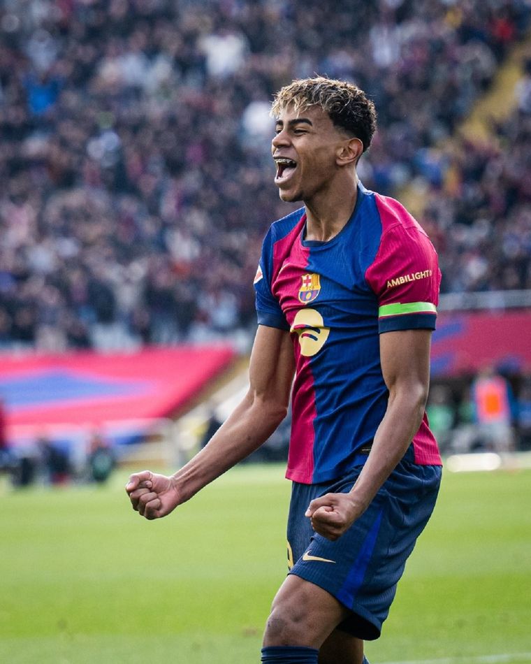 En 2031, Lamine Yamal tendrá 23 años Foto: X @FCBarcelona_es