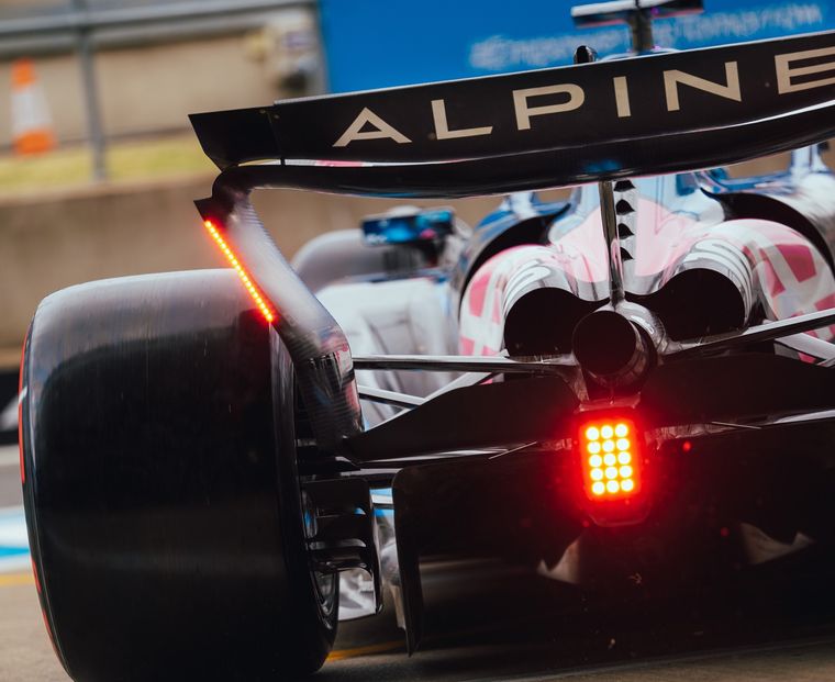 Franco Colapinto no pudo largar en Silverstone