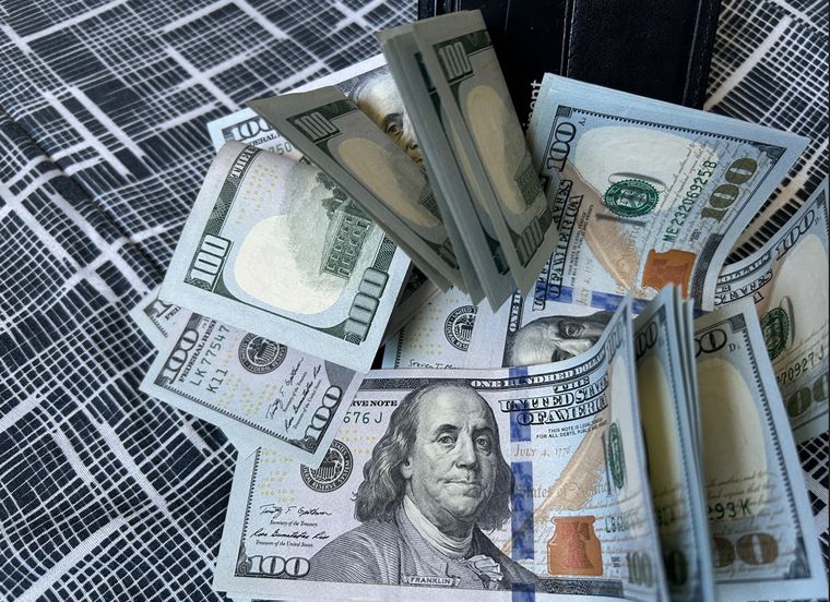 El dólar en alza.