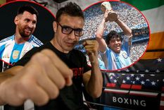 Maravilla Martínez tiene bien en claro quién es para él el GOAT entre Messi y Maradona. Foto: Archivo y NA Maravilla Martínez tiene bien en claro quién es para él el GOAT entre Messi y Maradona. Foto: Archivo y NA