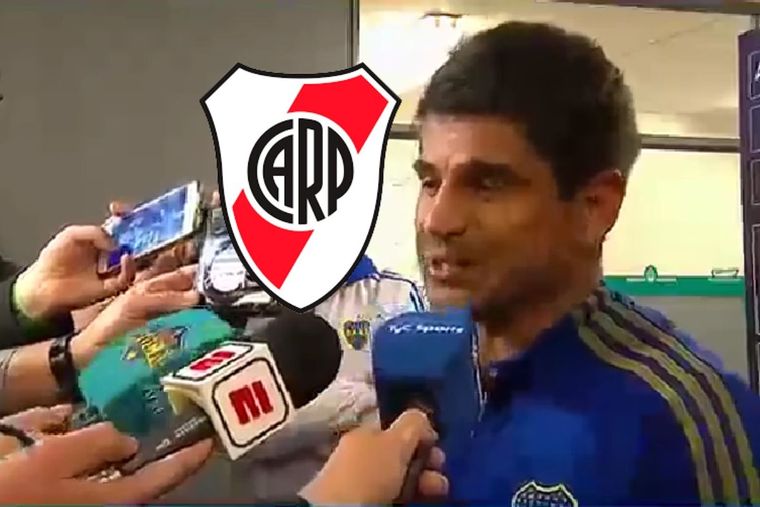Ibarra no quiso hablar mucho sobre el Boca-River que no se dio por Copa Argentina.