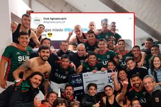 El tuit de Agropecuario para Boca después de ganarle a Racing.