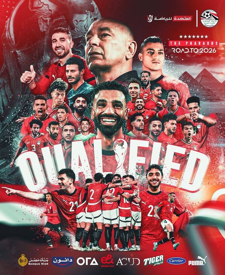 Mohamed Salah lideró a Egipto al Mundial 2026. Mohamed Salah lideró a Egipto al Mundial 2026.