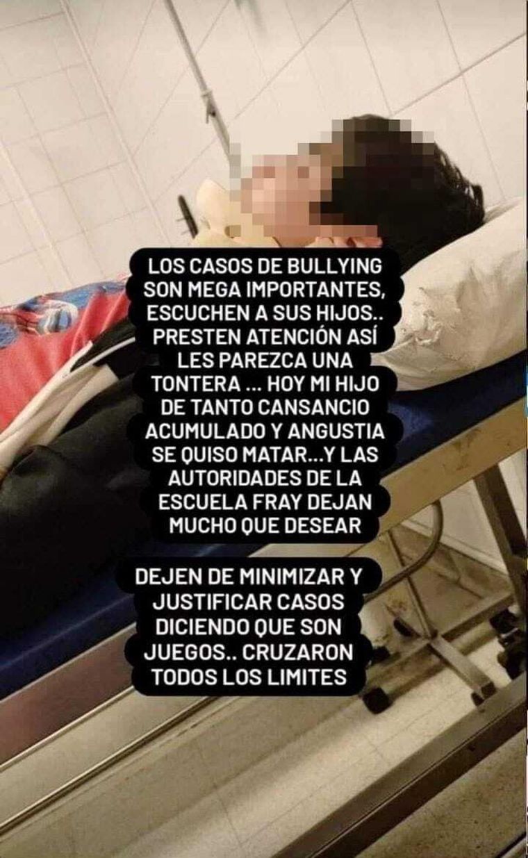 La madre del niño difundió un duro mensaje en redes sociales