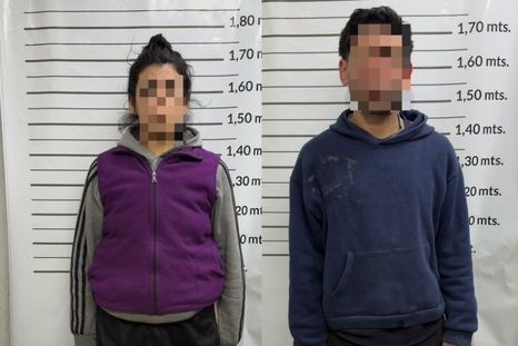 La pareja fue detenida a pocas cuadras del hecho.&nbsp;