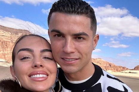 Así es el living de Georgina Rodríguez y Cristiano Ronaldo en Arabia Saudita Foto: Georgina Rodríguez/ Instagram