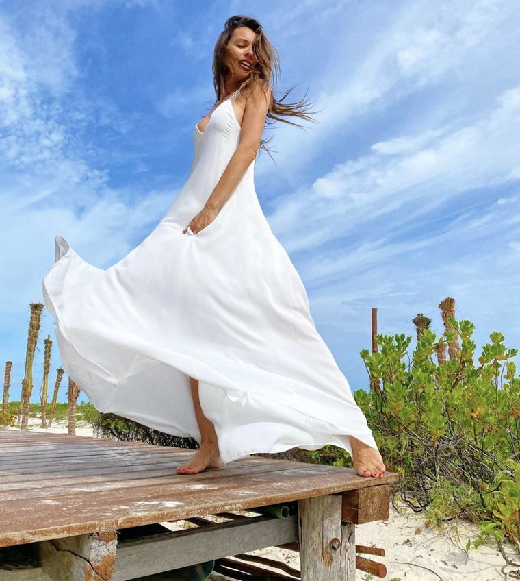 Pampita, disfrutando de México y haciendo un anuncio esperado.