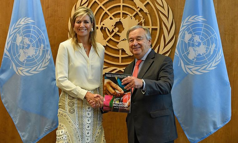 Máxima y la ONU.