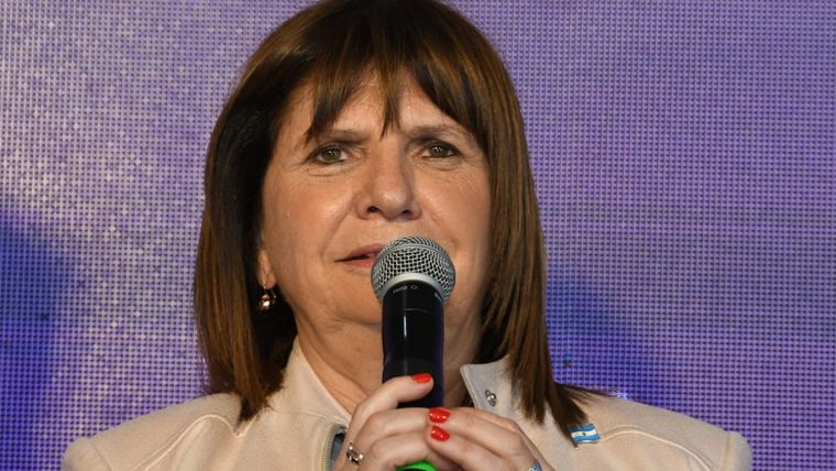 Patricia Bullrich no pudo ocultar su malestar al hablar de Insaurralde Foto: ALF PONCE MERCADO/MDZ