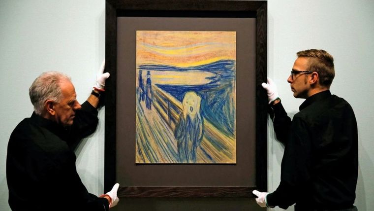 Originalmente, El Grito formó parte de un grupo de seis cuadros titulados “El Amor”, con la idea de representar las distintas fases de un idilio, desde el enamoramiento hasta la ruptura. Foto: MDZ