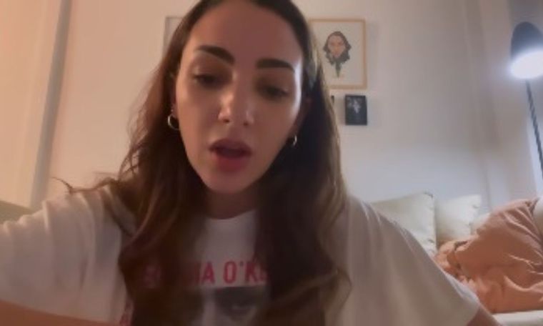 Thelma Fardín se quebró en un video hablando de Darthés La actriz sostiene que el actor busca impunidad