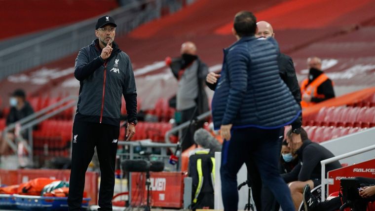 Klopp y Lampard se cruzaron feo. Foto: publicada en Marca