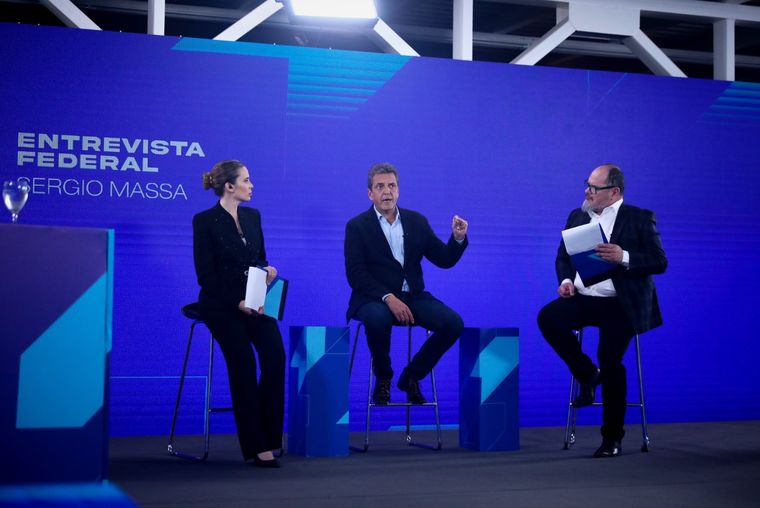 Massa Massa criticó a Javier Milei por querer vender Vaca Muerta. Crédito: Prensa Massa Foto: Prensa Massa