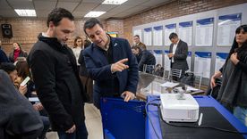 Los ministros Rodolfo Montero y Tadeo García Zalazar.
