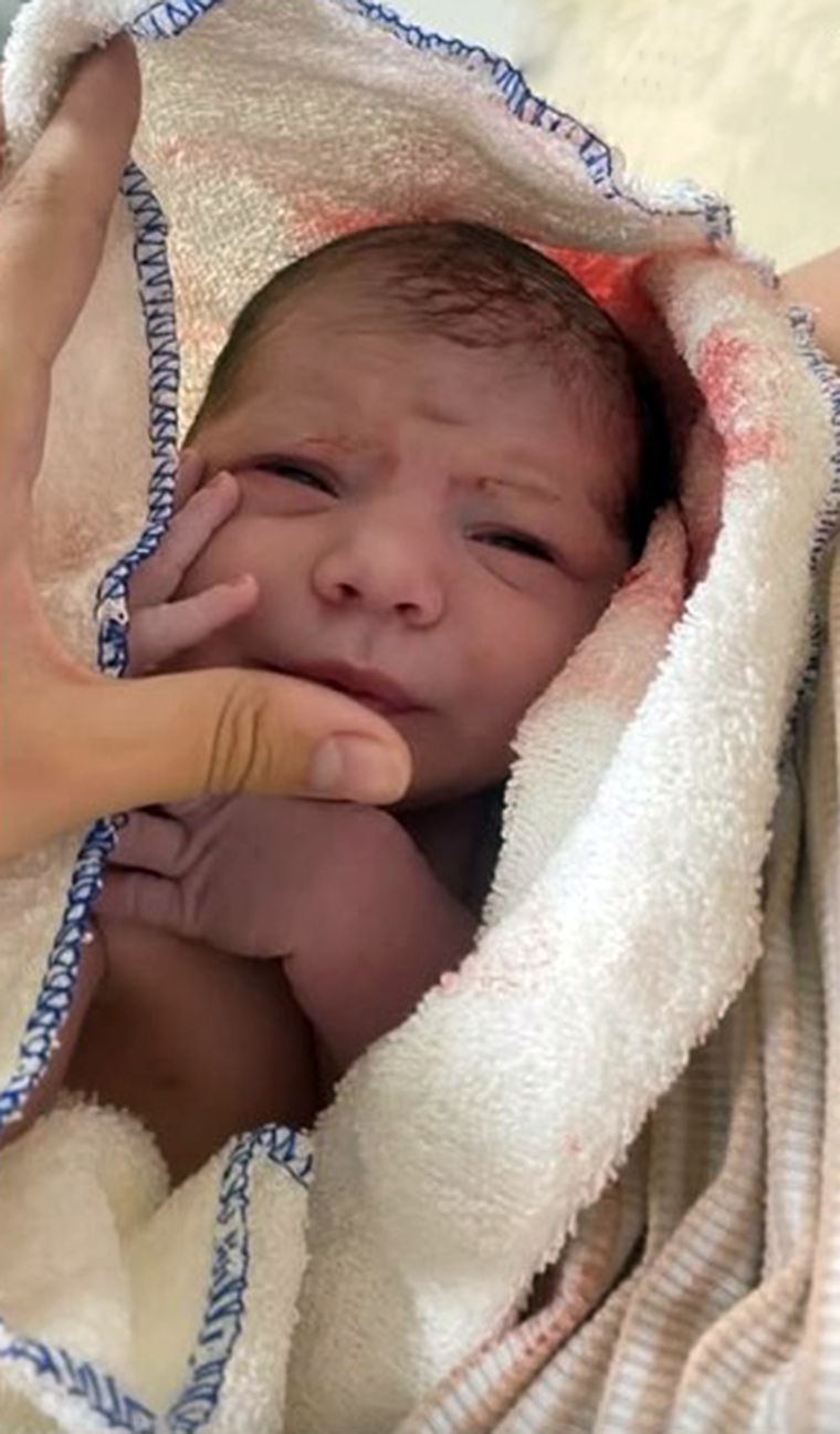 Juana Delfina, la primera bebé de 2026 en Mendoza. Juana Delfina, la primera bebé de 2026 en Mendoza.