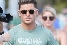 el papelon de zac efron en la grabacion de baywatch