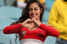 Larissa Riquelme se hizo famosa durante el Mundial de Sudáfrica 2010 La modelo paraguaya recorrió el mundo por unas fotos