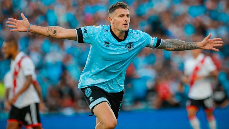 Pablo Vegetti, goleador de Belgrano.