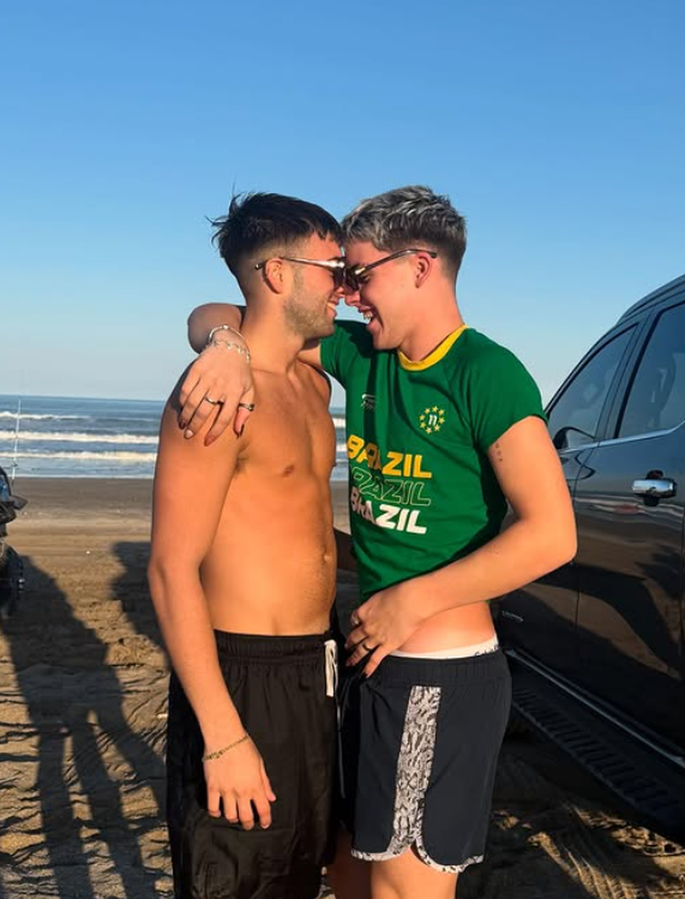 Juan Otero junto a su pareja. Foto: Instagram/ @juanoterook. Juan Otero junto a su pareja. Foto: Instagram/ @juanoterook.