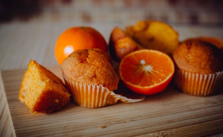 Muffins de naranja Una receta simple y deliciosa en pocos minutos Foto: Shutterstock