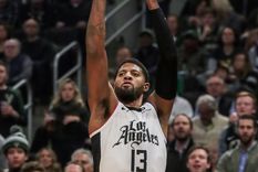 george consigue un doble-doble en victoria de los clippers