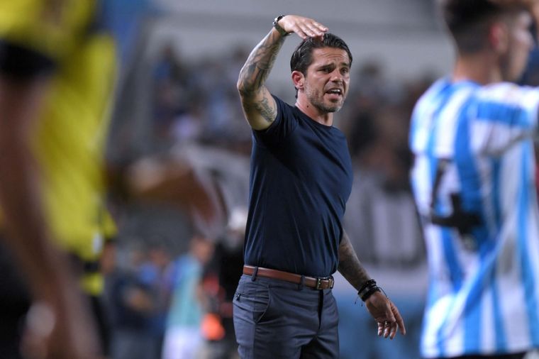 Gago reconoció que Racing tiene mucho qué mejorar. Foto: Télam