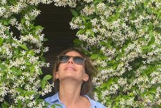 Juliana Awada en su jardin. Foto: Instagram @juliana.awada