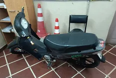 La moto fue recuperada tras un operativo en Plaza Marcos Burgos, en Las Heras.