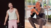El cantante cruzó al aire al conductor en su propio programa generando un tenso clima. Foto: Instagram @lucianopereyraoficial / @andykusnetzoff