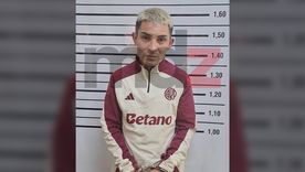 Lucas Reinoso, el sujeto de 34 años detenido con un arma de fuego en Las heras. Lucas Reinoso, el sujeto de 34 años detenido con un arma de fuego en Las heras.