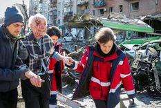 Los civiles de Ucrania padecen la guerra con Rusia. Foto: Efe.