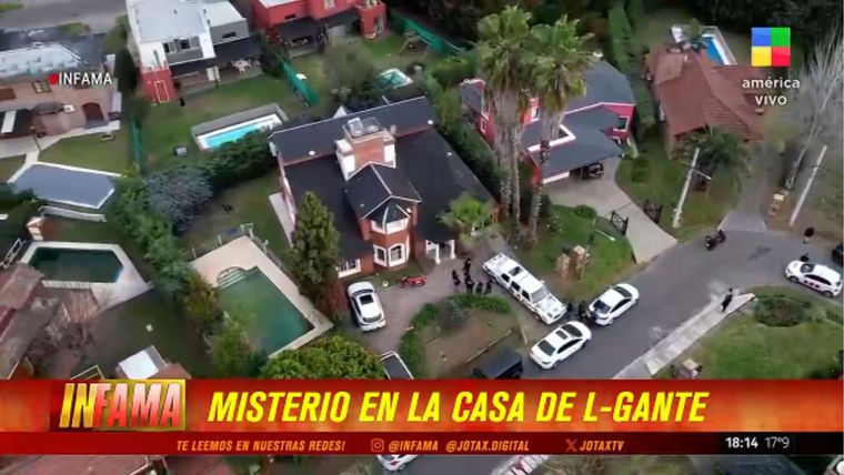 Así es la casa que perdió L-Gante. Así es la casa que perdió L-Gante.