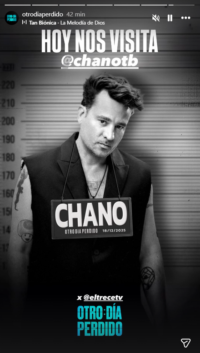 Mario Pergolini tendrá a Chano como invitado. Mario Pergolini tendrá a Chano como invitado.